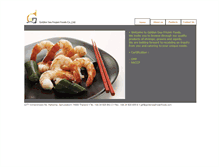 Tablet Screenshot of goldenseafrozenfoods.com